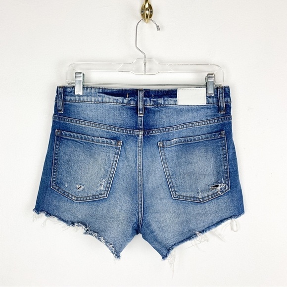 Pistola Winston High Rise Distressed Cutoff Denim Shorts Sz 28 - Picture 3 of 13